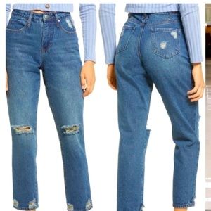 🆕NWT PTCL NORDSTROM VINTAGE High Rise Mom Fit Jeans, SZ:29. NOW:$31. MRSP:$45.